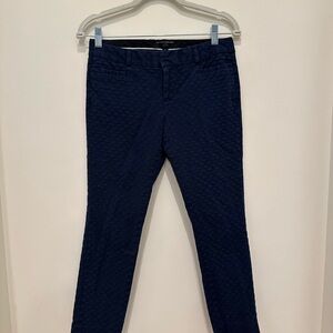 Banana Republic Navy Quilted Sloan Fit Petite Pants